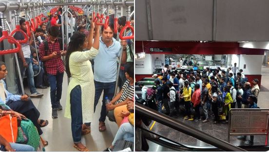 लखनऊ मेट्रो में सफर का टूटा रिकॉर्ड, यात्रियों की संख्या 90,000 के पार
