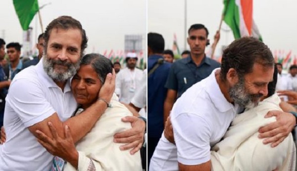 ‘भारत जोड़ो यात्रा’ में पहुंचीं रोहित वेमुला की मां, राहुल गांधी ने गले लगाकर कही ये बात