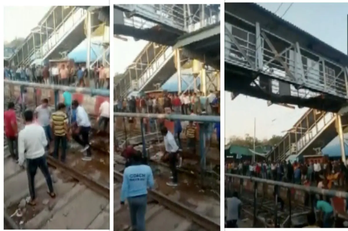 Maharashtra Bridge Collapse: महाराष्ट्र में बड़ा हादसा, बल्हारशाह रेलवे स्टेशन के फुटओवर ब्रिज का हिस्सा ढहा, कई लोग घायल