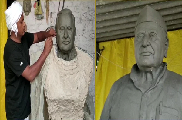कौन हैं नेताजी की हूबहू प्रतिमा बनाने वाले कलाकार राजबली यादव ? प्रतिमा को देखने दूर-दूर से आ रहे लोग