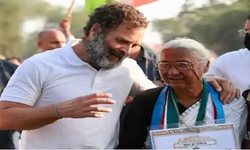 Gujarat Election: राहुल गांधी के साथ मेधा पाटकर की तस्वीर पर गुजरात में क्यों मचा है बवाल?
