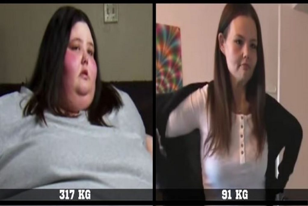 Women lost 226kg weight