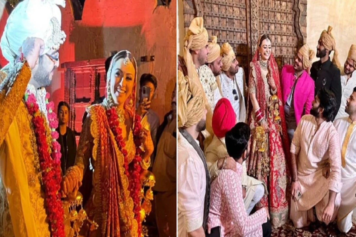 Hansika Motwani Wedding Photos: लाल जोड़े में दुल्हन बनीं हंसिका मोटवानी, देखें शादी की तस्वीरें