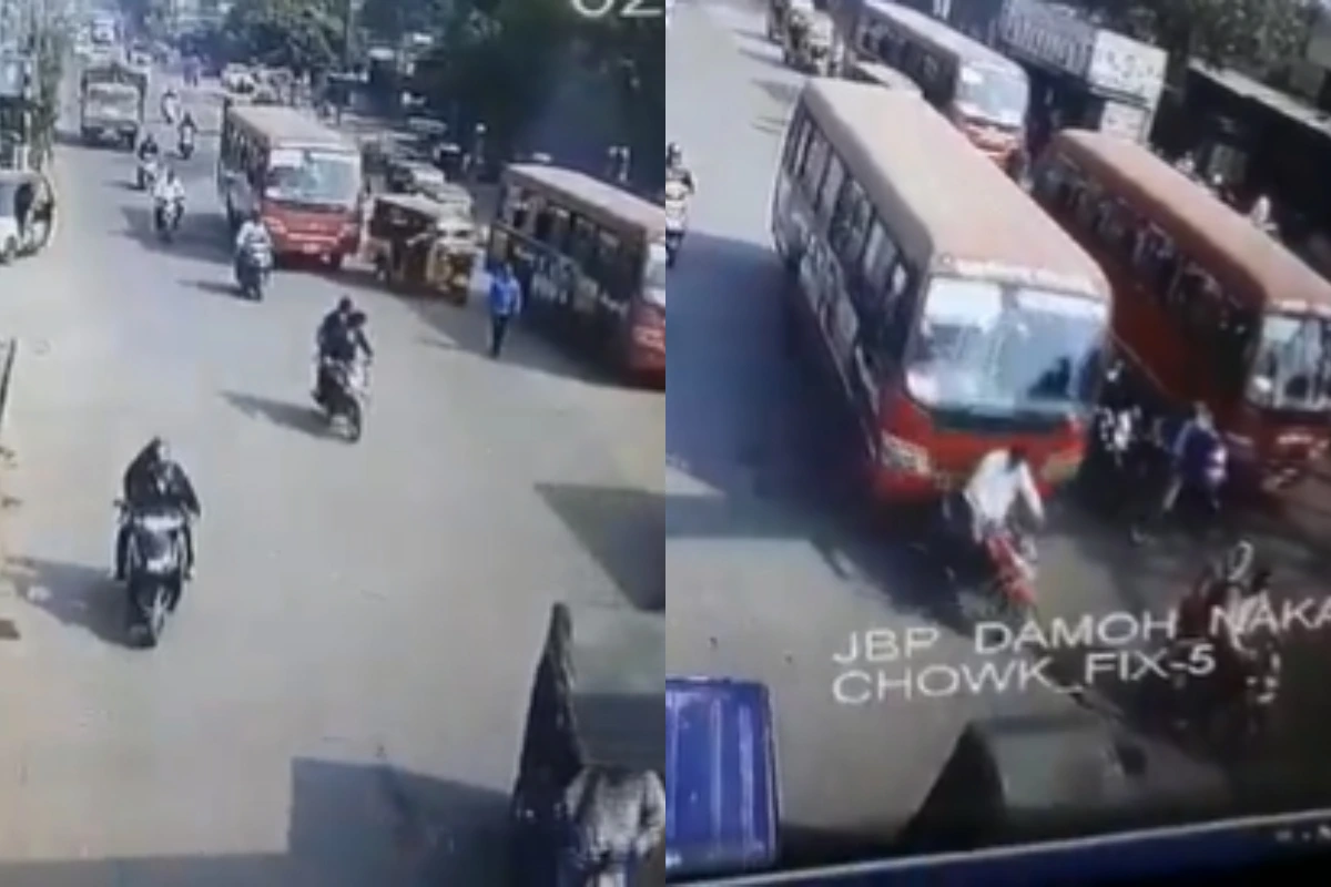 Madhya Pradesh: जबलपुर में दर्दनाक हादसा, चलती बस में ड्राइवर को आया हार्ट अटैक, कई राहगीरों को कुचलने का Video Viral