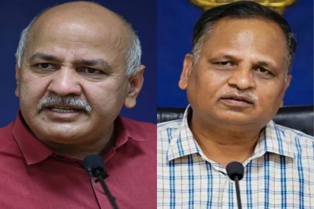 AAP MANISH SISODIA AND SATENDRA JAIN