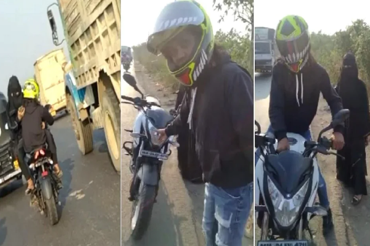 Bike Stunt: बुर्के में लड़की और तेज रफ्तार बाइक…स्टंटबाजी का VIDEO बनाने पर देने लगा धमकी