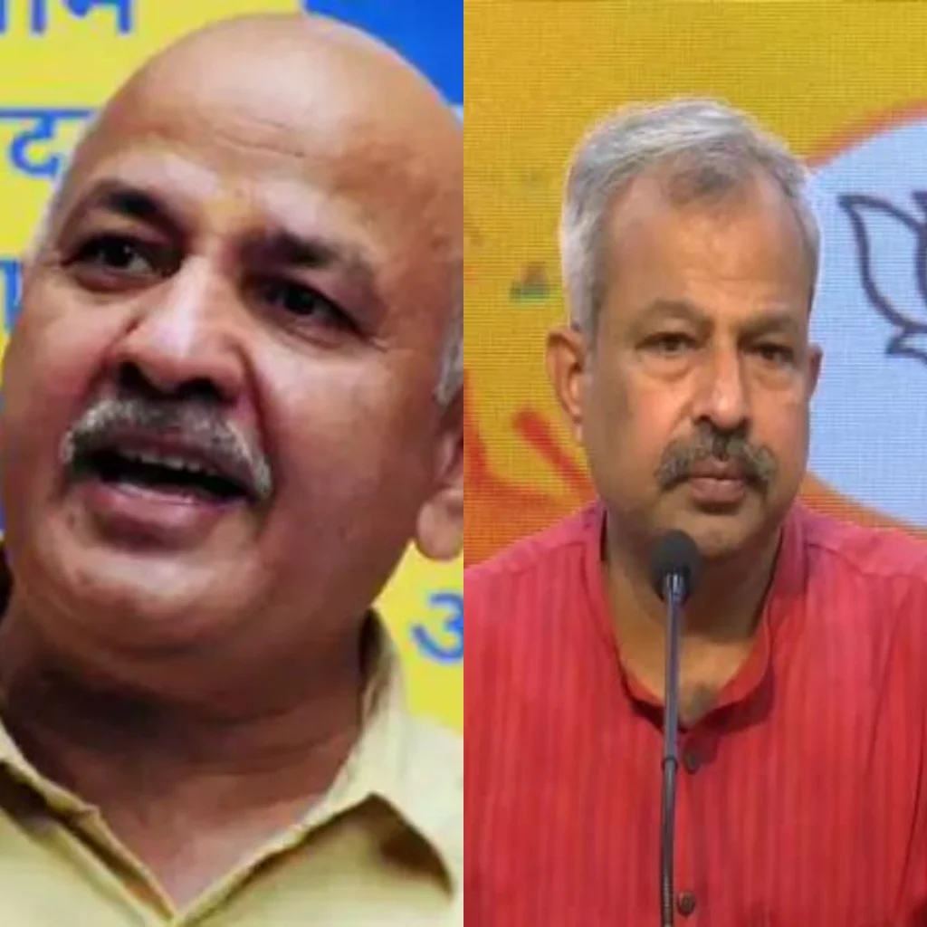 Manish Sisodiya and Adesh Gupta