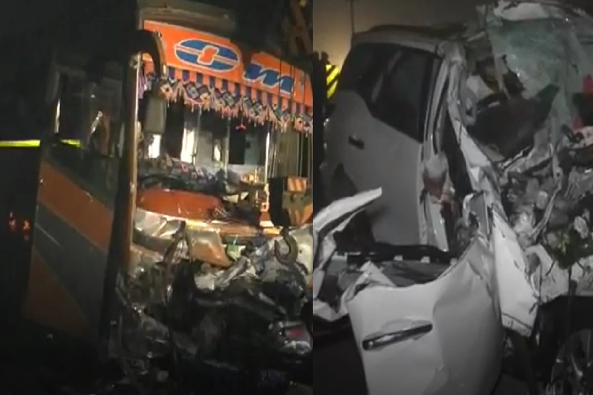 Gujarat Road Accident: गुजरात के नवसारी में बड़ा हादसा, बस ड्राइवर को आया हार्ट अटैक, एसयूवी से हुई टक्कर, 9 की मौत