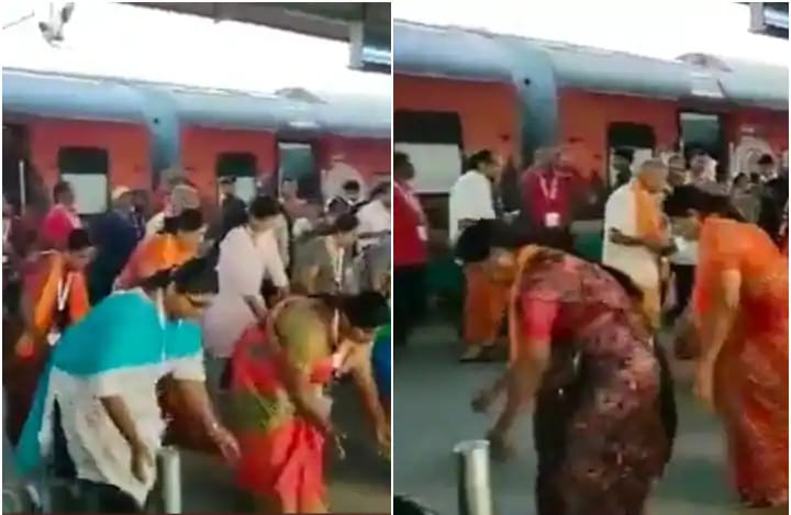 Viral Video: जब रेलवे स्टेशन पर अचानक डांस करने लगी महिलाएं, हैरान हो गए लोग