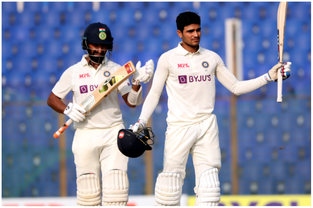 IND vs BAN 1st Test DAY 3: बांग्लादेश को 513 रन का टारगेट, गिल-पुजारा ने जमाए शानदार शतक