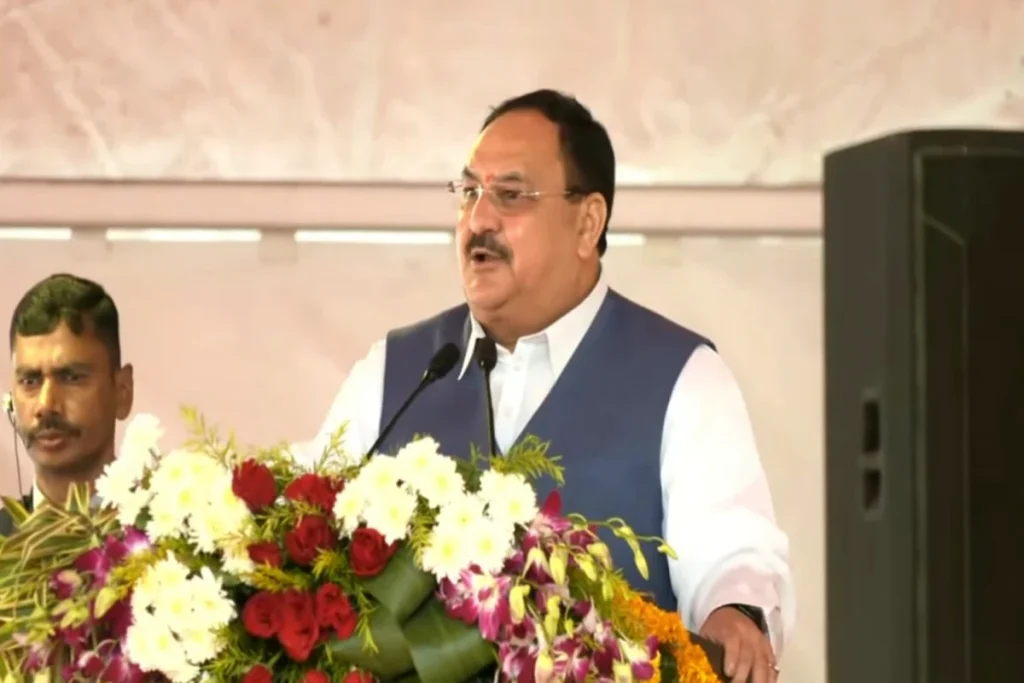 JP Nadda in Ghazipur