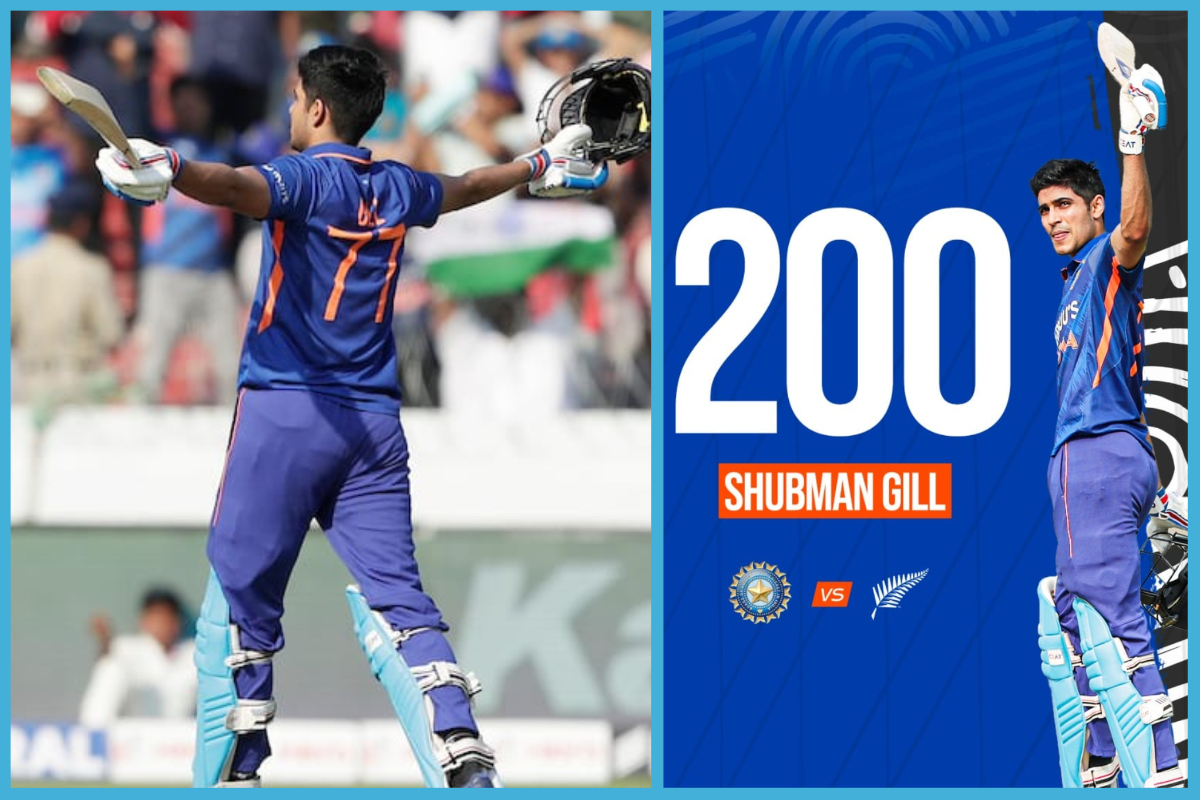 Shubman Gill broke the world record in 39 days, shocked the world by scoring a double century