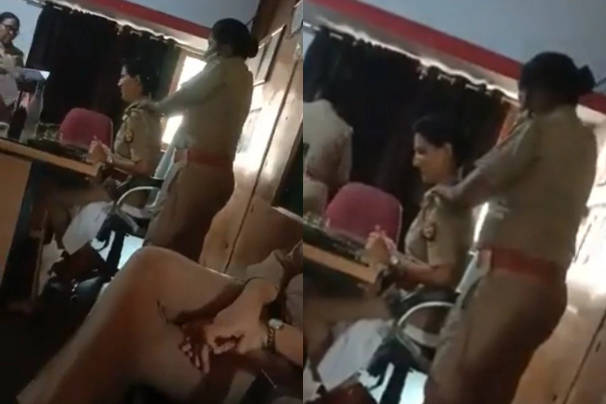 UP: थाने में सिपाही से मसाज करा रही थी महिला SHO, वीडिया वायरल होने पर गिरी गाज