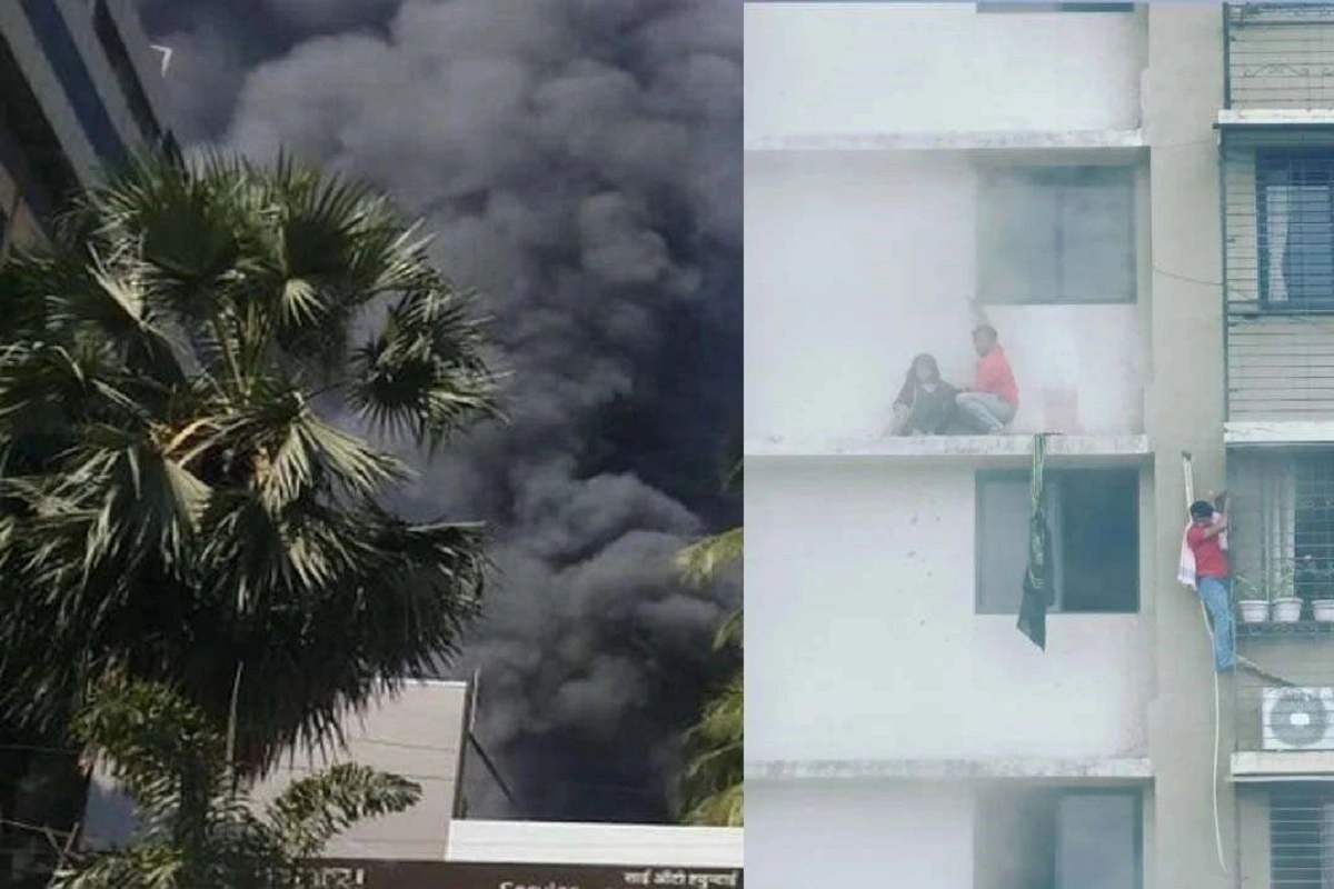 Mumbai: मुंबई की बहुमंजिला इमारत में आग लगने से बुजुर्ग महिला की मौत