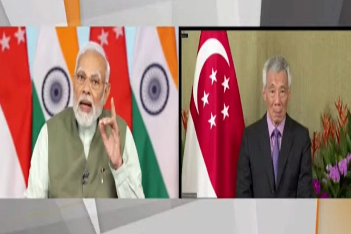 PM Modi With Singapur's Pm