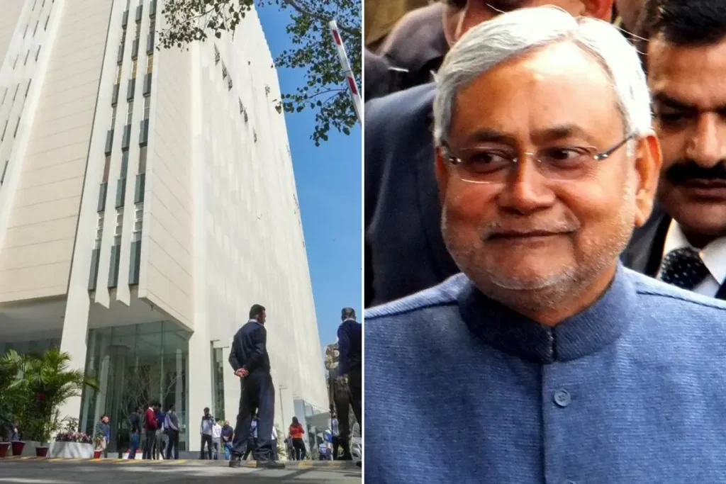 BBC Office And Nitish Kumar
