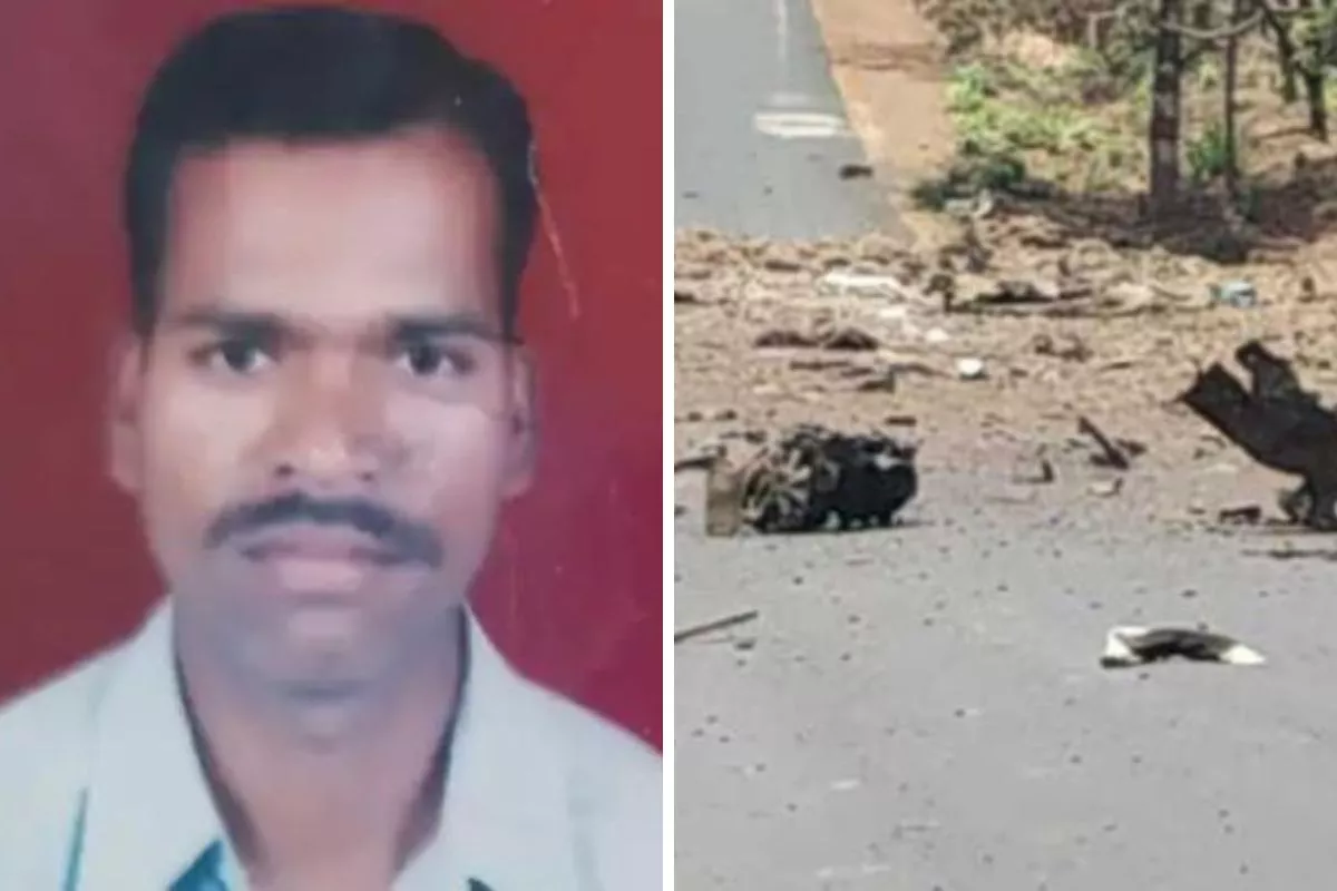 छत्तीसगढ़ के नक्सल प्रभावित नारायणपुर जिले में आईईडी विस्फोट, CAF का प्रधान आरक्षक शहीद