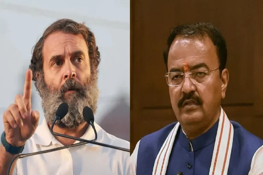 rahul gandhi and kp maurya