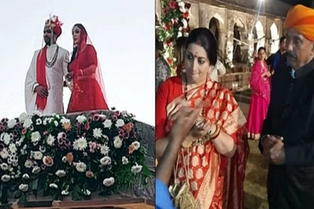 Smriti Irani Daughter Wedding: नागौर के खिंवसर किले में केंद्रीय मंत्री स्मृति ईरानी की बेटी ने अर्जुन भल्ला संग रचाई शादी