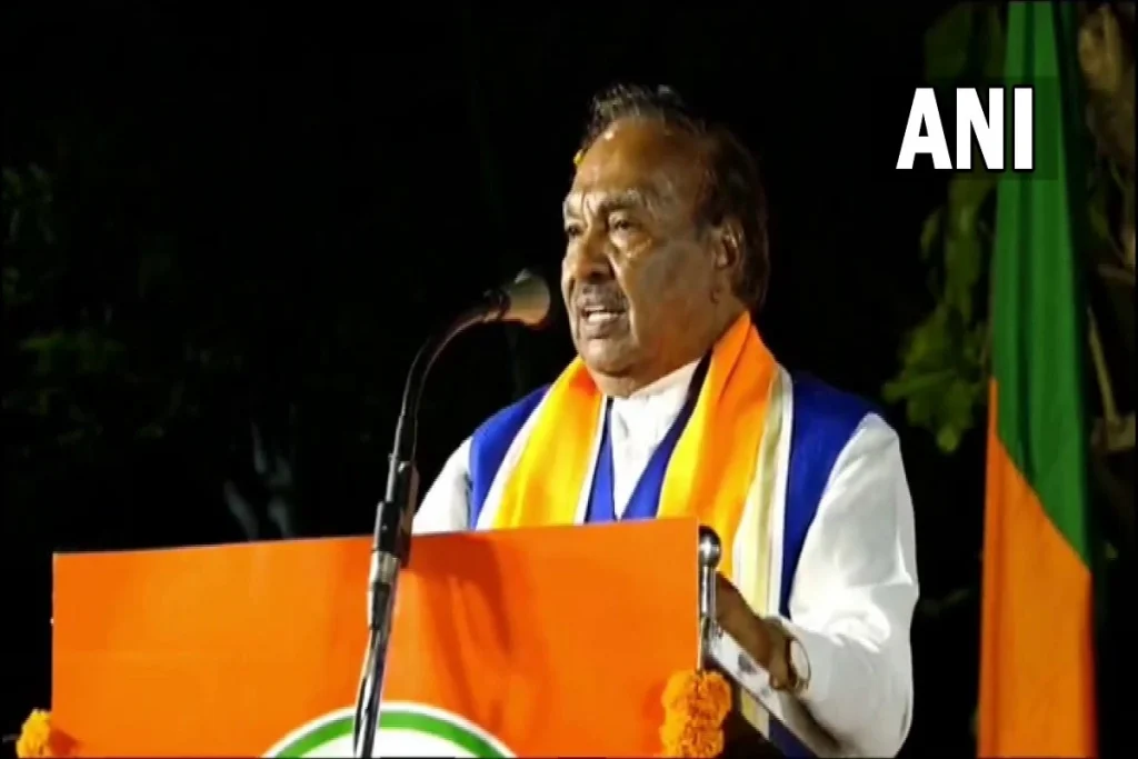 BJP MLA KS Eshwarappa