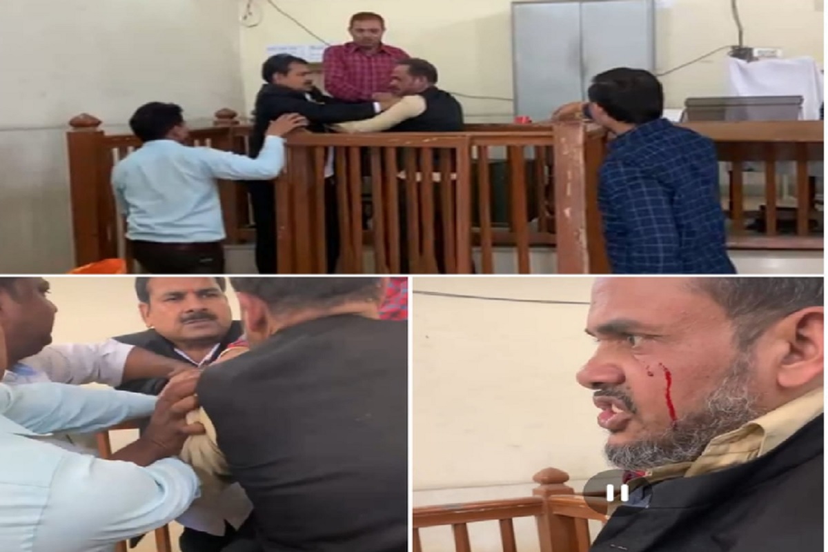 UP News: आगरा के कोर्ट में भिड़े वकील और पक्षकार, जमकर हुई मारपीट