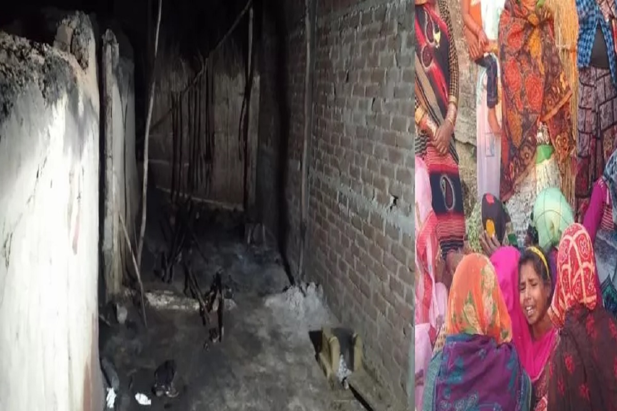 UP News: कानपुर देहात में एक झोपड़ी में लगी आग, तीन बच्चों सहित पांच लोग जिंदा जले
