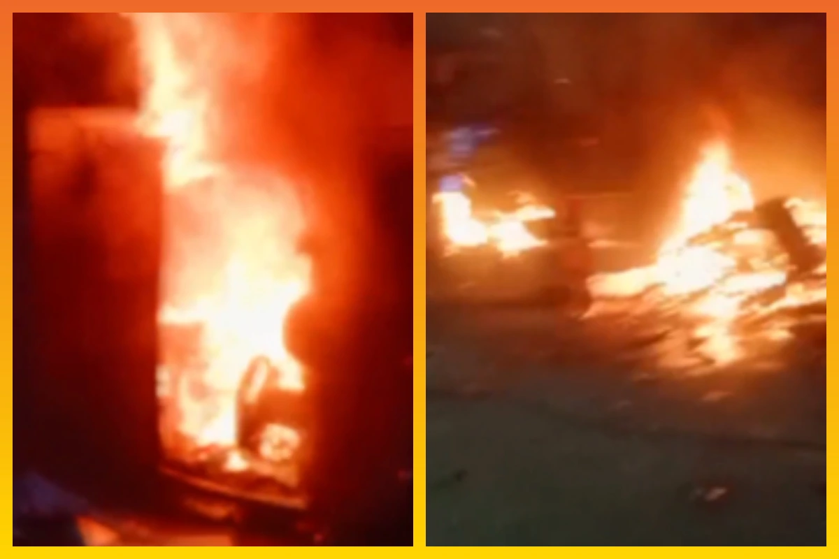 West Bengal: पश्चिम बंगाल में रामनवमी शोभायात्रा के दौरान भड़की हिंसा, हावड़ा में वाहनों में लगाई आग, देंखे वीडियो