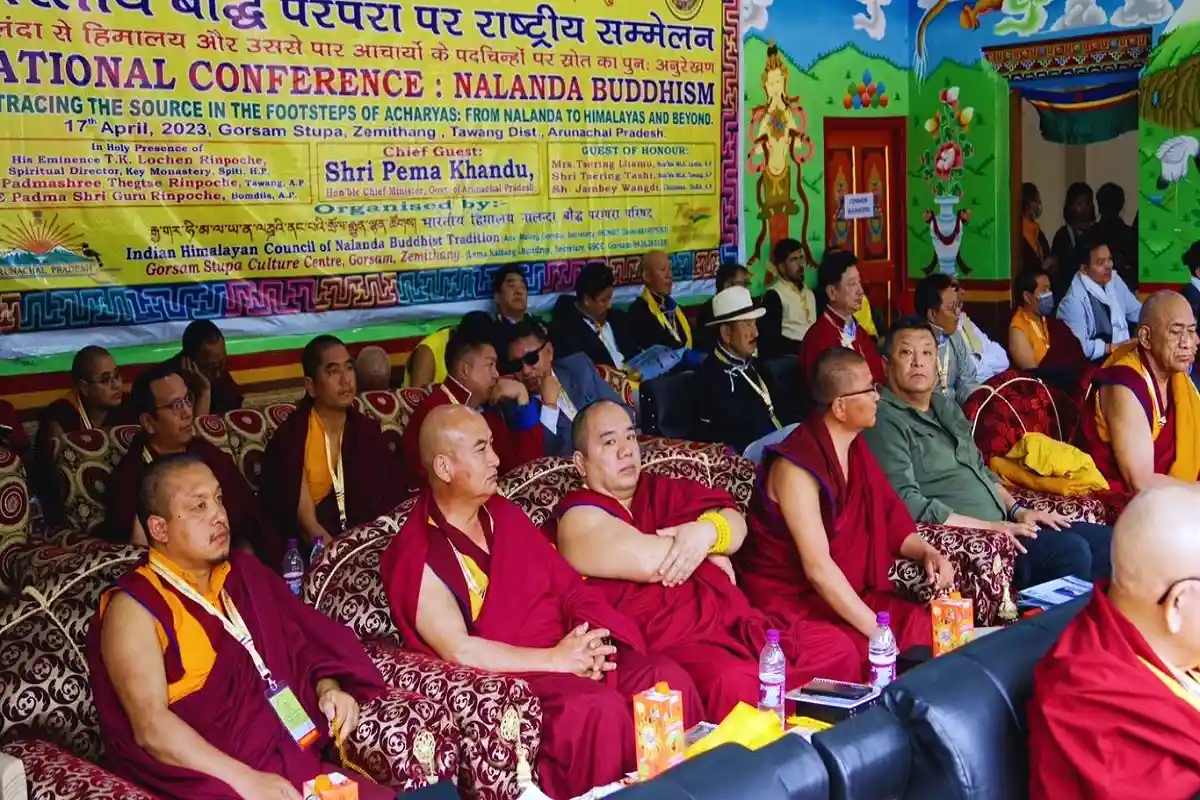 Arunachal Pradesh: तवांग में नालंदा बौद्ध धर्म पर सम्मेलन में 600 से अधिक प्रतिनिधि हुए शामिल, CM पेमा खांडू ने भी की शिरकत