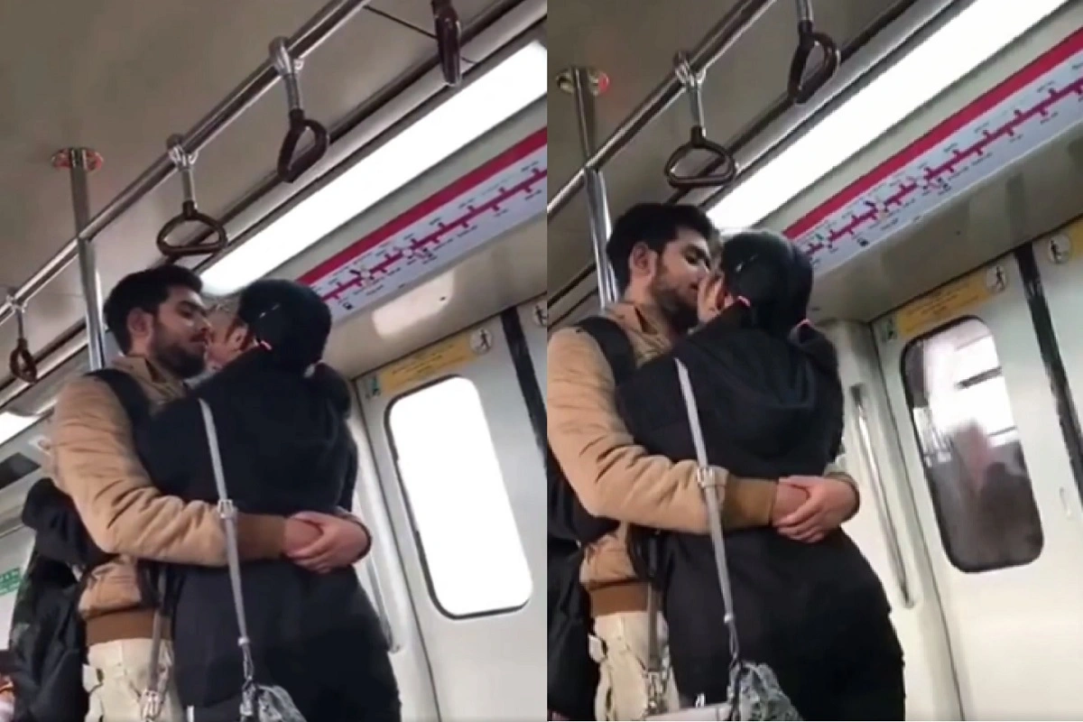 दिल्ली मेट्रो में ‘उर्फी जावेद’ के बाद अब लिप किस करते दिखा कपल, वीडियो हुआ वायरल