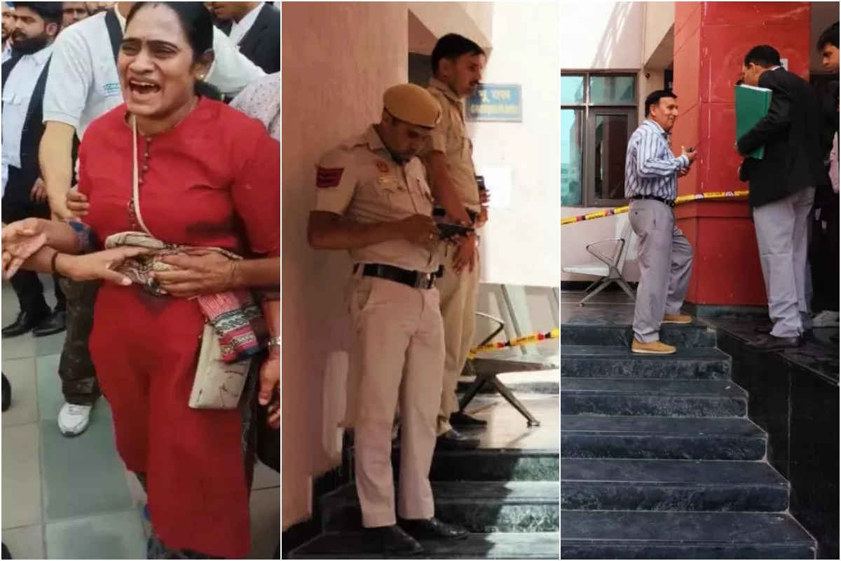 Delhi Saket Court Firing: दिल्ली के साकेत कोर्ट में फायरिंग, एक महिला घायल, मौके पर पुलिस