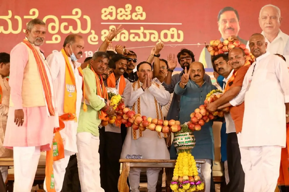 Karnataka Elections 2023: किच्चा सुदीप ने जेपी नड्डा और सीएम बोम्मई के साथ किया रोड शो, नामांकन से पहले BJP का शक्ति प्रदर्शन