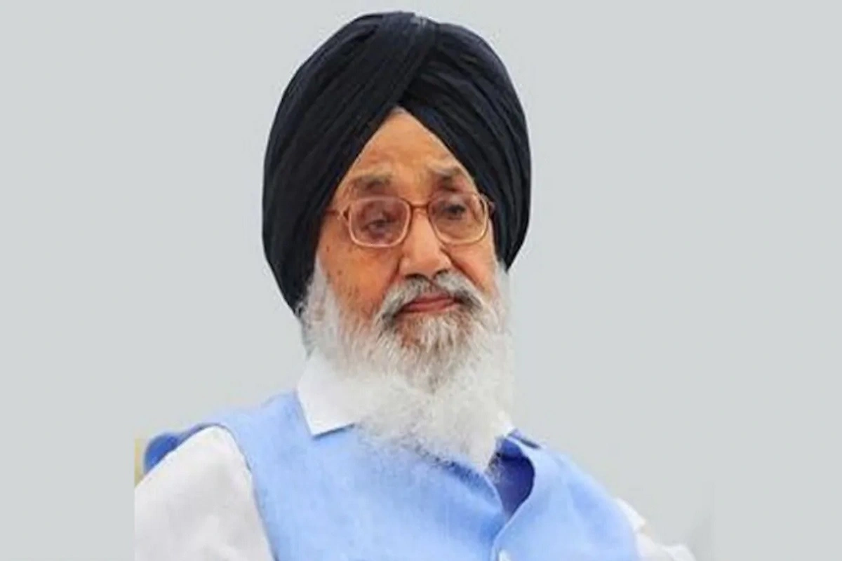 Former Punjab Chief Minister Parkash Singh Badal