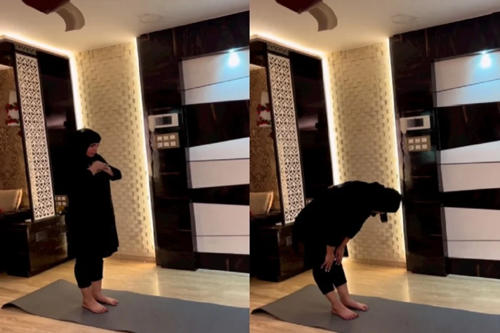 Rakhi Sawant Doing Namaj