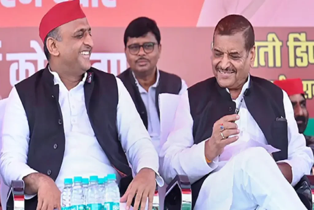 akhilesh and shivpal