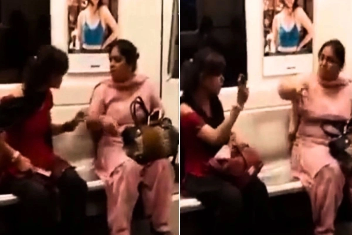 Viral Video: नहीं देखी होगी ऐसी लड़ाई! दिल्ली मेट्रो में दो महिलाओं के बीच हुई तीखी बहस, बैग से निकालकर एक ने दूसरे पर छिड़क दिया पेपर स्प्रे