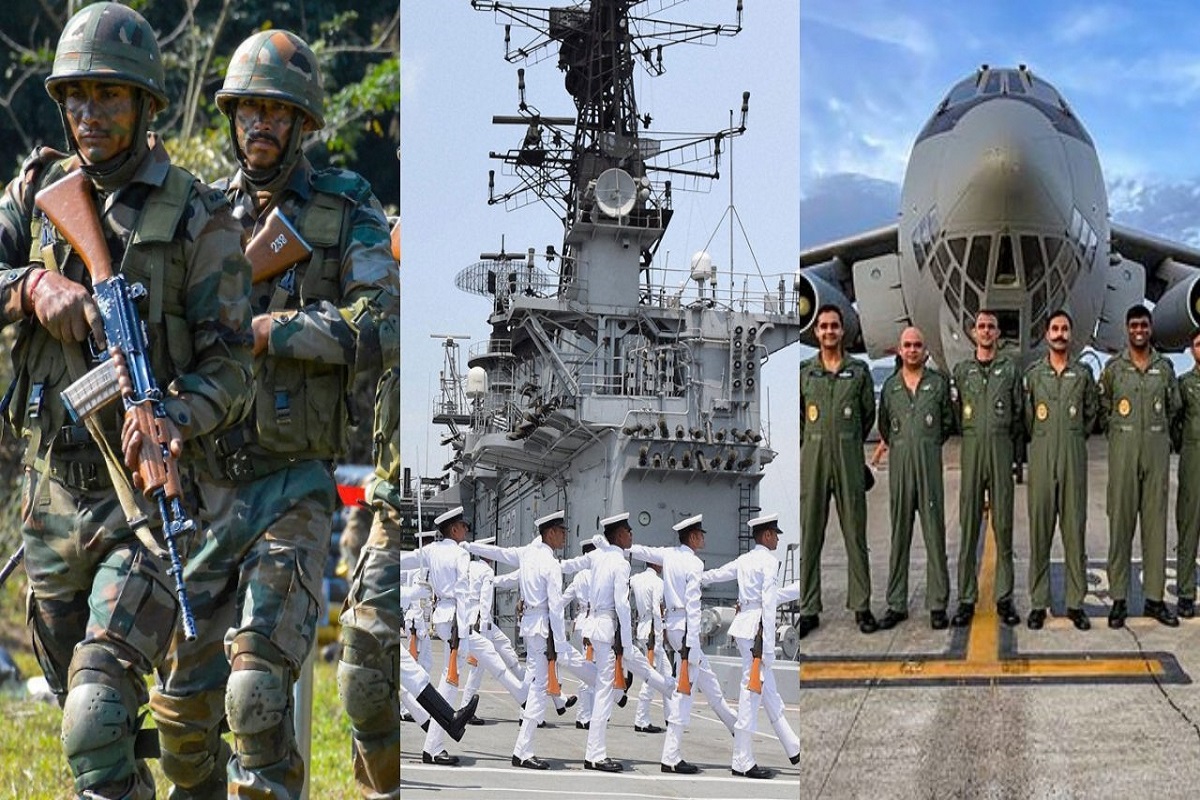 सेना, नौसेना और भारतीय वायु सेना आने वाले साल में एक साथ आयोजित करेंगे युद्धाभ्यास