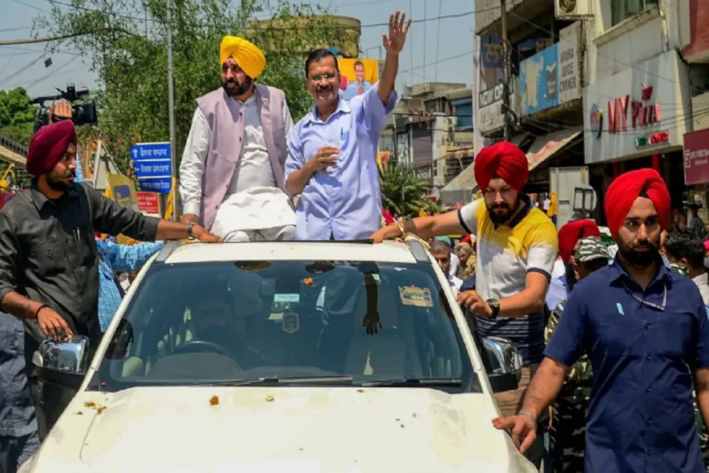bhagwant mann and arvind kejriwal
