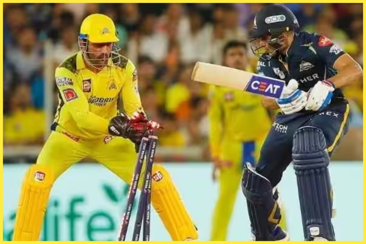 VIDEO: MS Dhoni ने फिर विकेट के पीछे दिखाई मुस्तैदी, गुजरात के सबसे खतरनाक बल्लेबाज को किया खामोश