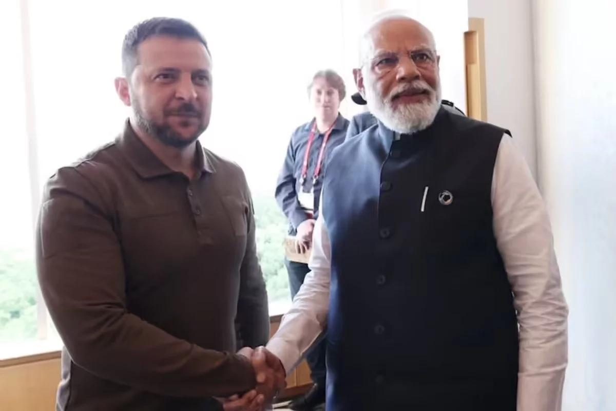 PM Modi and the President of Ukraine