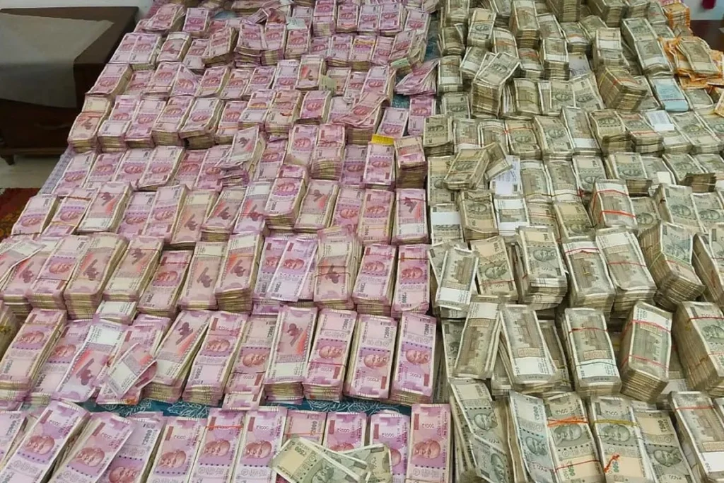 Money seized in CBI raid