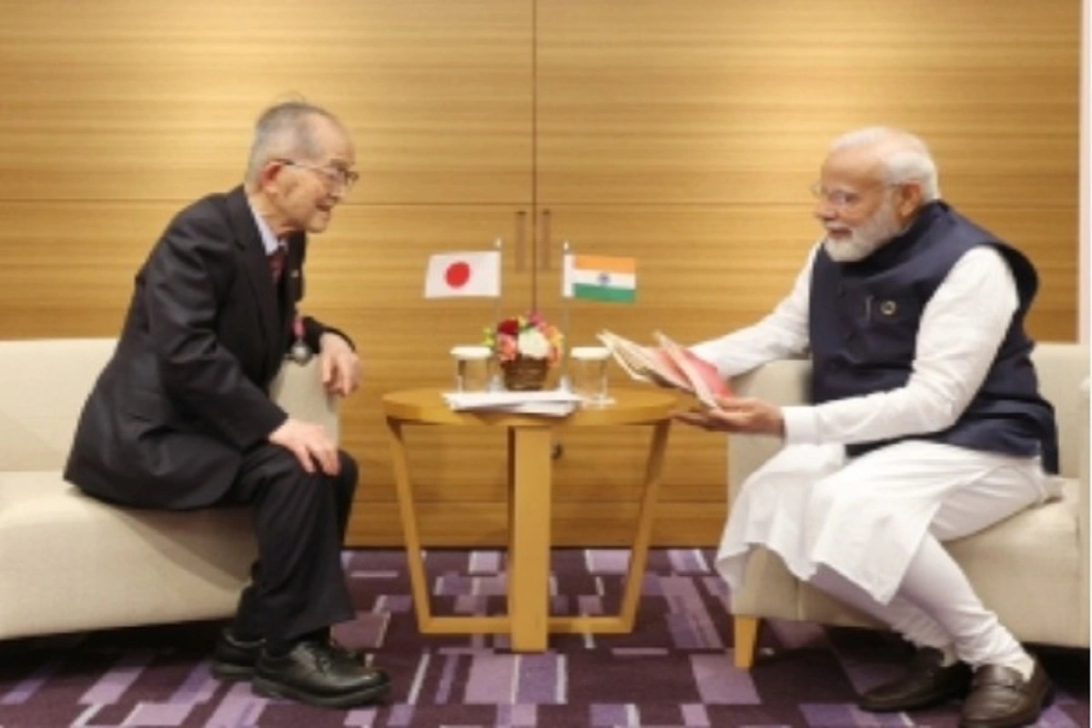 PM Modi met Professor Tomio Mizokami