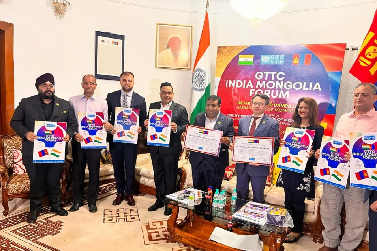 GTTC भारत मंगोलिया फोरम की लॉन्चिंग में शामिल हुए भारत एक्सप्रेस के चेयरमैन उपेंद्र राय