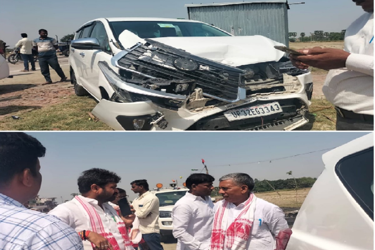 UP News: आयुष राज्यमंत्री दयाशंकर मिश्र दयालु की कार का हुआ एक्सीडेंट, गाड़ी के उड़े परखच्चे