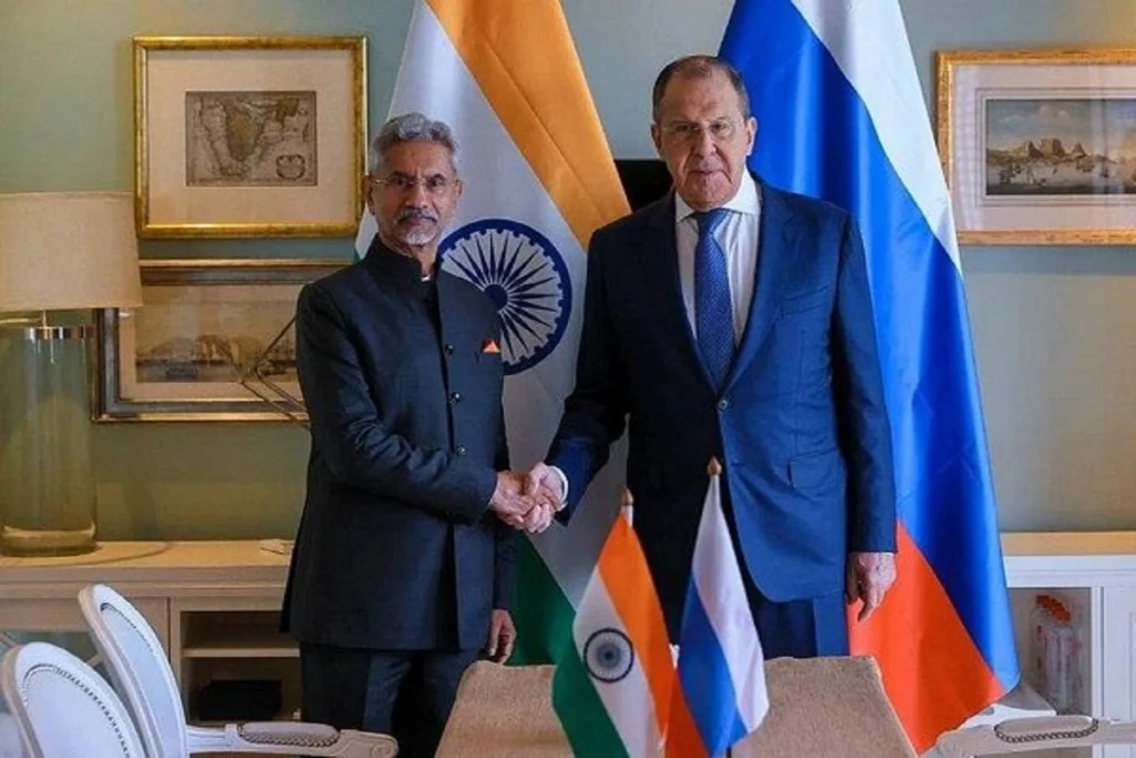 EAM Jaishankar and Russian Foreign Minister Sergei Lavrov