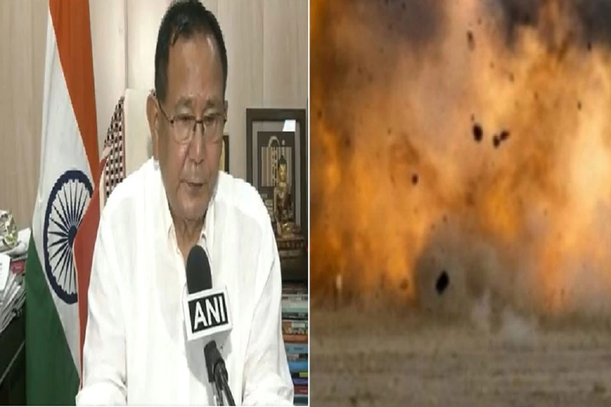 Manipur: इंफाल में केंद्रीय मंत्री आरके रंजन के आवास पर फेंका गया पेट्रोल बम, घर में लगाई गई आग