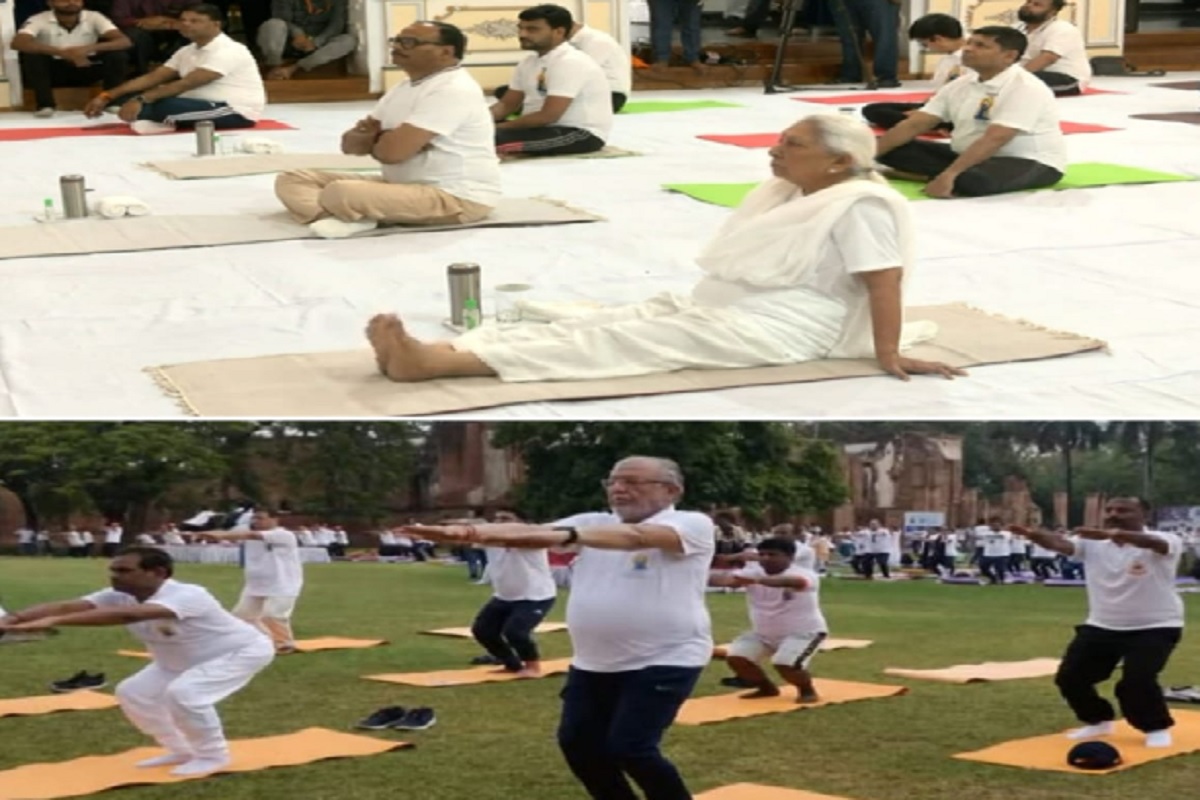 World Yoga Day-2023: राजधानी में राज्यपाल सहित डिप्टी सीएम बृजेश पाठक व अन्य मंत्रियों और अधिकारियों ने किया योगाभ्यास