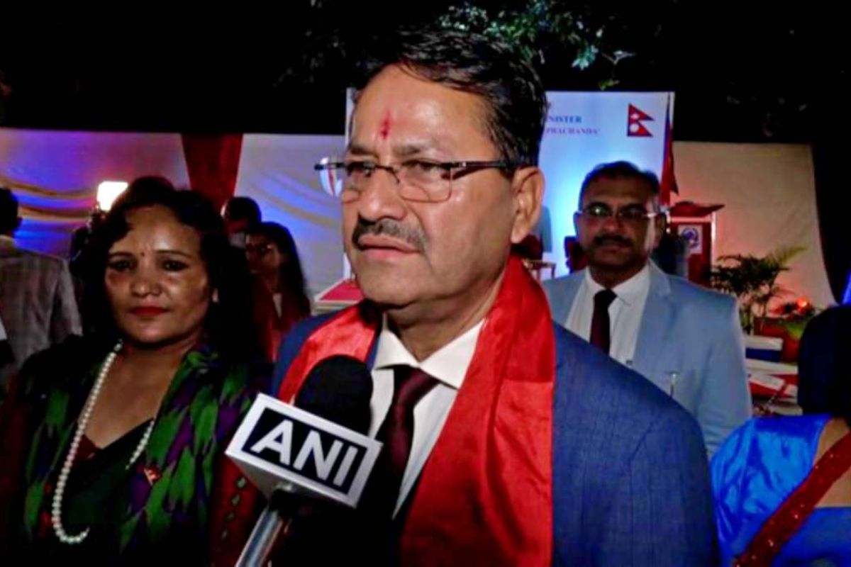 नेपाल के विदेश मंत्री नारायण प्रसाद सऊद