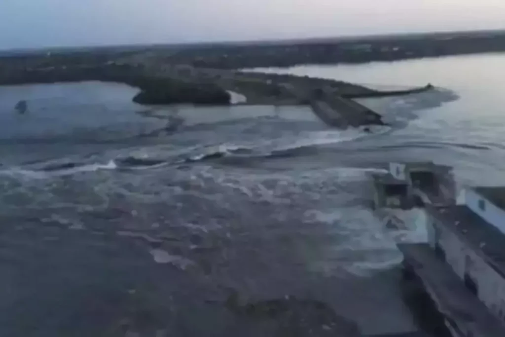 Kakhovka Dam in Ukraine