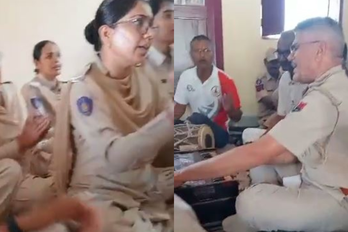 Sawan Special: शिव भक्ति के रंग में रंगी जोधपुर पुलिस, ढोल-मजीरा के साथ किये भजन कीर्तन, Video Viral
