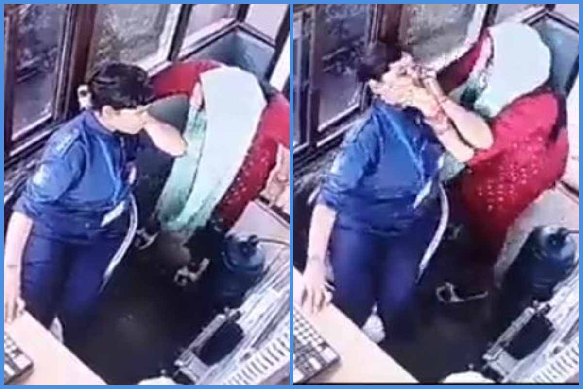 Watch: ग्रेटर नोएडा में टोल मांगने पर भड़की कार सवार महिला, टोल बूथ में घुसकर कर्मचारी को पीटा, दी गालियां